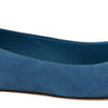 Dolce &amp; Gabbana Blaue Wildleder-Loafer mit Kristallen