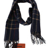 Missoni Black Checkered Unisex Neck Wrap Fringes Scarf