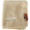 Missoni Beige Cashmere Unisex Neck Scarf