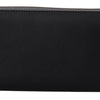 Dolce & Gabbana Black Zip Around Continental Clutch Leather Wallet