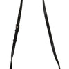 Dolce &amp; Gabbana Élégant sac bandoulière en cuir noir