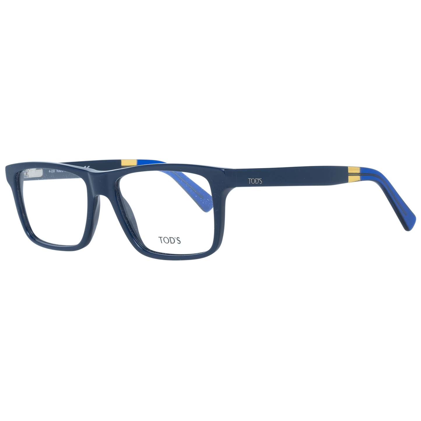 Lunettes de soleil rectangulaires bleues chics Tod's pour homme