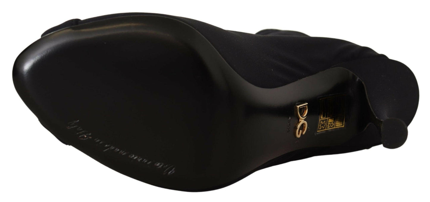 Bottines élégantes à talons ouverts Dolce &amp; Gabbana