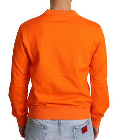 Pull ras du cou en coton Dolce &amp; Gabbana Regal orange