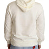 Dolce & Gabbana White King Ceasar Cotton Hooded Sweater