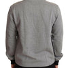 Dolce & Gabbana Gray Crown King Cotton Pullover Sweater