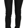 Costume National Black Low Waist Skinny Casual Denim Jeans