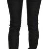 Costume National Black Low Waist Skinny Casual Denim Jeans