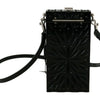 Dolce & Gabbana Black Crystal Plexiglass Cross Cigarette Case Holder