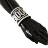 Dolce & Gabbana White Black Wool Logo #DGMILLENNIALS Wristband