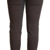 PLEIN SUD Brown Cotton Stretch Skinny Denim Jeans