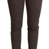 PLEIN SUD Brown Cotton Stretch Skinny Denim Jeans