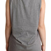 Dolce &amp; Gabbana Graues ärmelloses Tanktop mit Rundhalsausschnitt