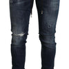 Jean skinny bleu foncé élégant Dolce &amp; Gabbana