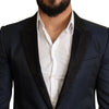Dolce & Gabbana Blue Wool Slim Fit MARTINI Blazer Jacket