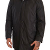 Dolce & Gabbana Black Polyester Mens Trench Coat Jacket