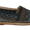 Dolce & Gabbana Blue Gray Slip On Buffalo Espadrille Shoes