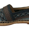 Dolce & Gabbana Blue Gray Slip On Buffalo Espadrille Shoes