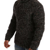 Dolce & Gabbana Gray Wool Blend Turtleneck Pullover Sweater
