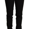 Acht Black Low Waist Skinny Denim Jeans Trouser