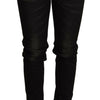 Acht Black Low Waist Skinny Denim Trouser