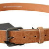 Costume National Light Brown Genuine Leather Belt