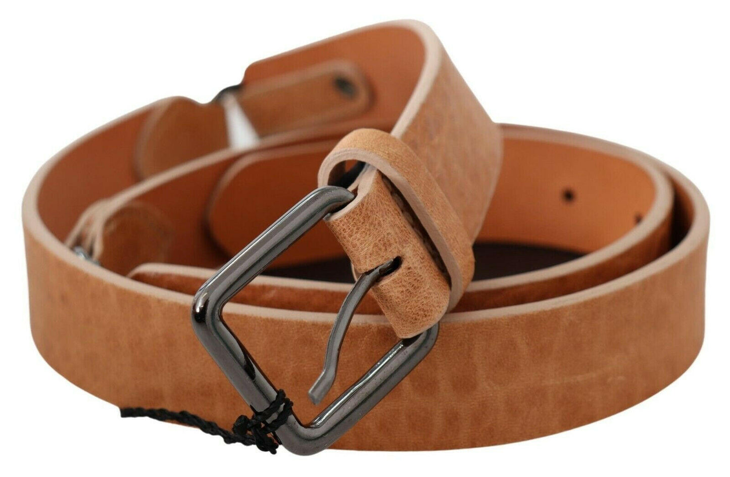 Costume National Light Brown Genuine Leather Belt