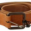 Costume National Light Brown Buckle Waist Belt