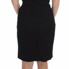 DAIZY SHELY Black Sheath Party Evening Knee Length Dress