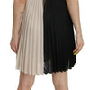 PINKO Black and White Mini Sleeve less A-line Princess Dress