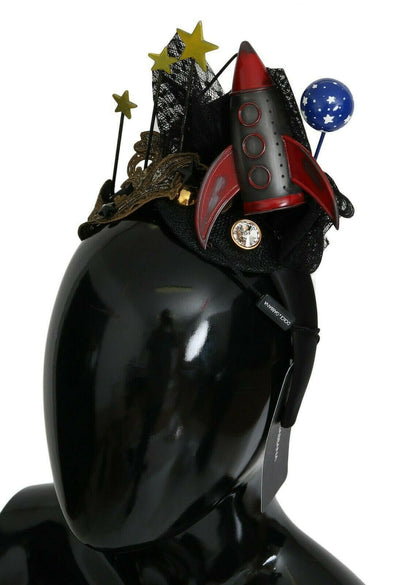 Dolce &amp; Gabbana Rocket Crystal Stars Tiara Diadem-Stirnband