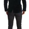 Dolce &amp; Gabbana – Slim Fit Smokinganzug aus blauer Samt-Baumwolle