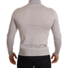 Dolce & Gabbana Gray Cashmere Turtleneck Pullover Sweater