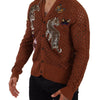 Cardigan brodé multicolore Dolce &amp; Gabbana Refined Elegance