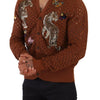 Cardigan brodé multicolore Dolce &amp; Gabbana Refined Elegance