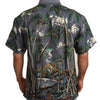 Dolce & Gabbana Gray Linen Tropical Print Collared Shirt