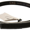Costume National Black White Leather Fashion Waist  Belt