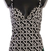 Dolce & Gabbana Black White Logo Print Camisole Top Underwear