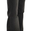 John Galliano Black Washed Mid Waist Flared Denim Casual Jeans