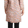 Dolce & Gabbana Multicolor Floral Print Silk Trench Coat Jacket