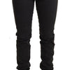 PINKO Black Cotton Stretch Skinny Mid Waist Women Denim Jeans