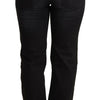 Ermanno Scervino Black Washed Straight Denim Trouser Cotton Jeans