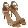 Maria Christina - Escarpins élégants à bride cheville en daim beige