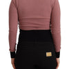 Dolce & Gabbana Pink Cashmere Crewneck Sartoria Pullover Sweater