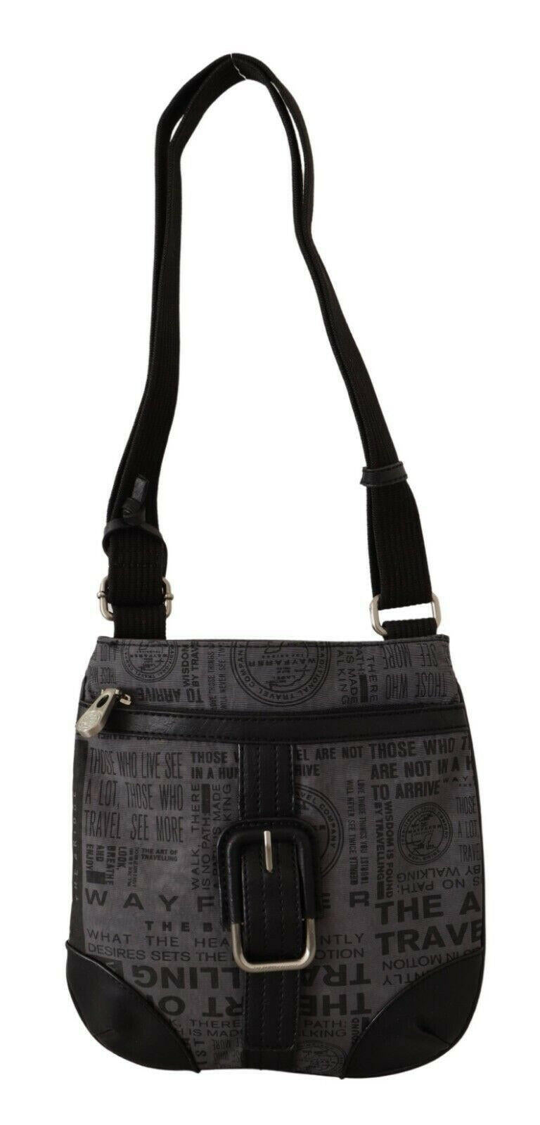 Sac bandoulière chic en tissu gris WAYFARER
