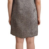 Comeforbreakfast Gray Sleeveless Shift Knee Length Dress
