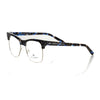 Frankie Morello Blue Metallic Men Frame
