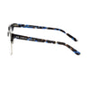 Frankie Morello Blue Metallic Men Frame