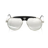 Frankie Morello Multicolor Metallic Fibre Men Sunglass