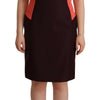 CO|TE Multicolor Polyester Sleeveless Sheath Knee Length Dress